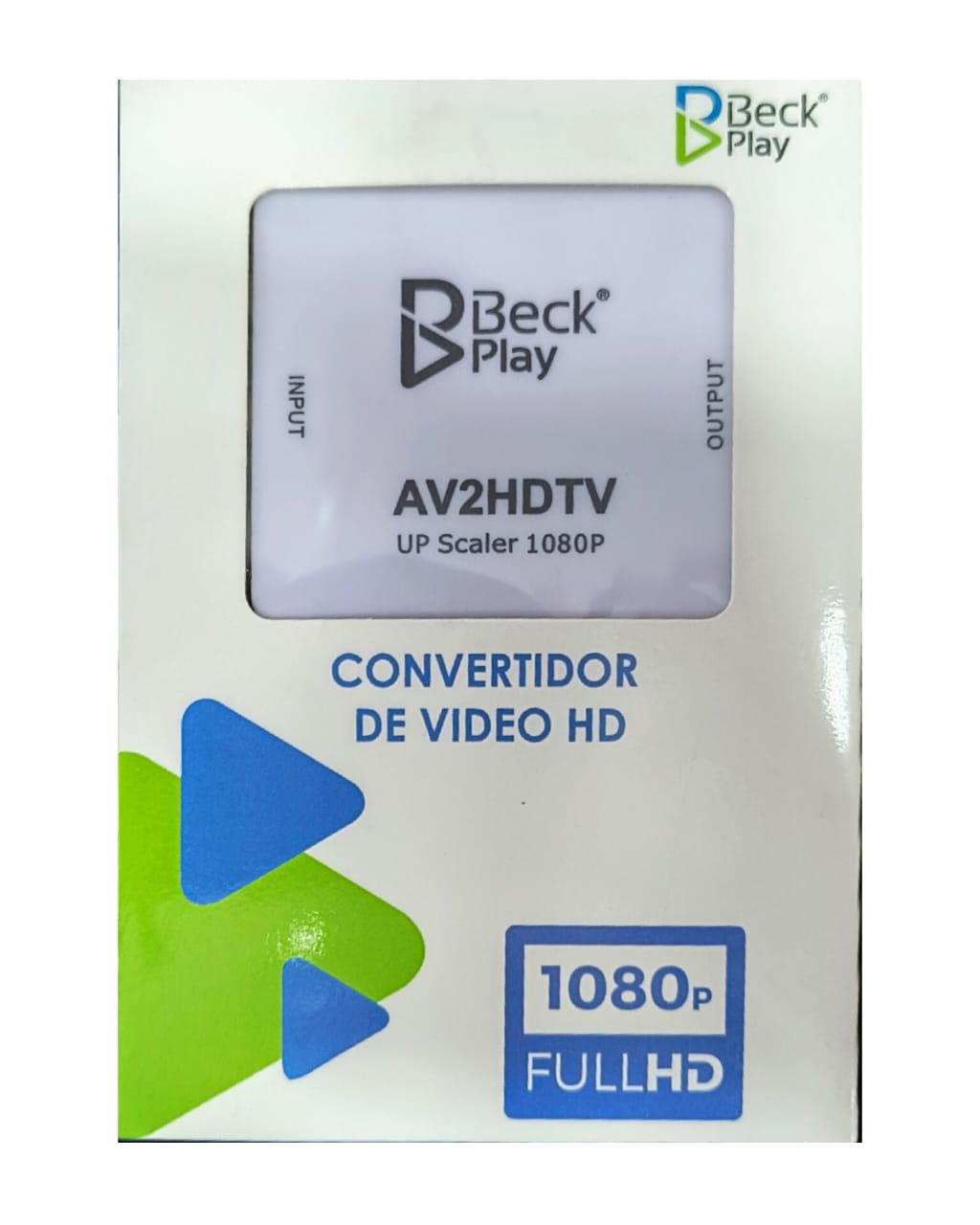 Convertidor Beck Play AV2HDTV: RCA a HDMI 1080P