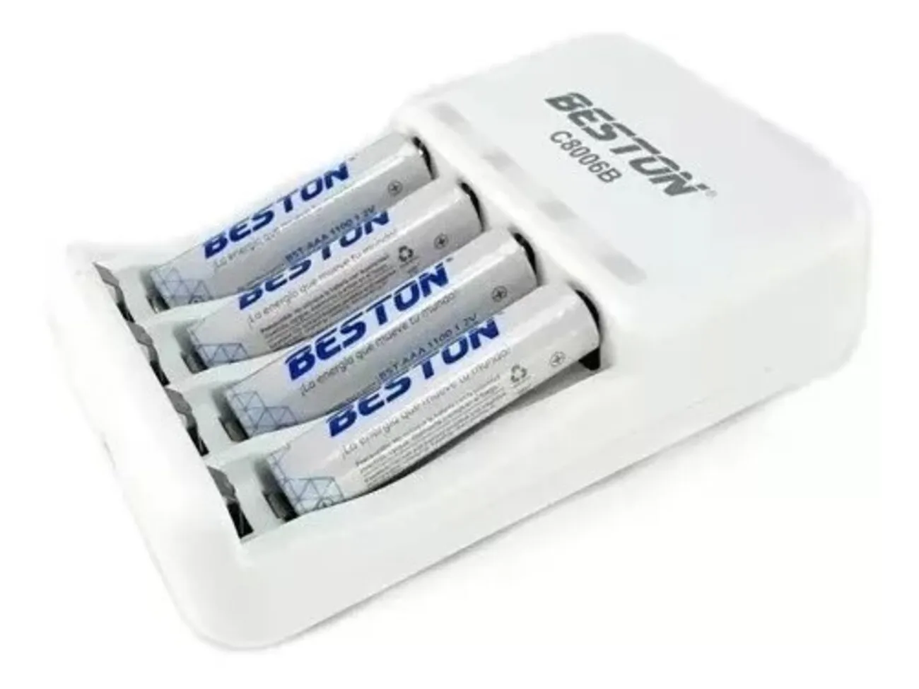 Cargador de Baterías BESTON: AA/AAA con Pilas Incluidas - Imagen 2