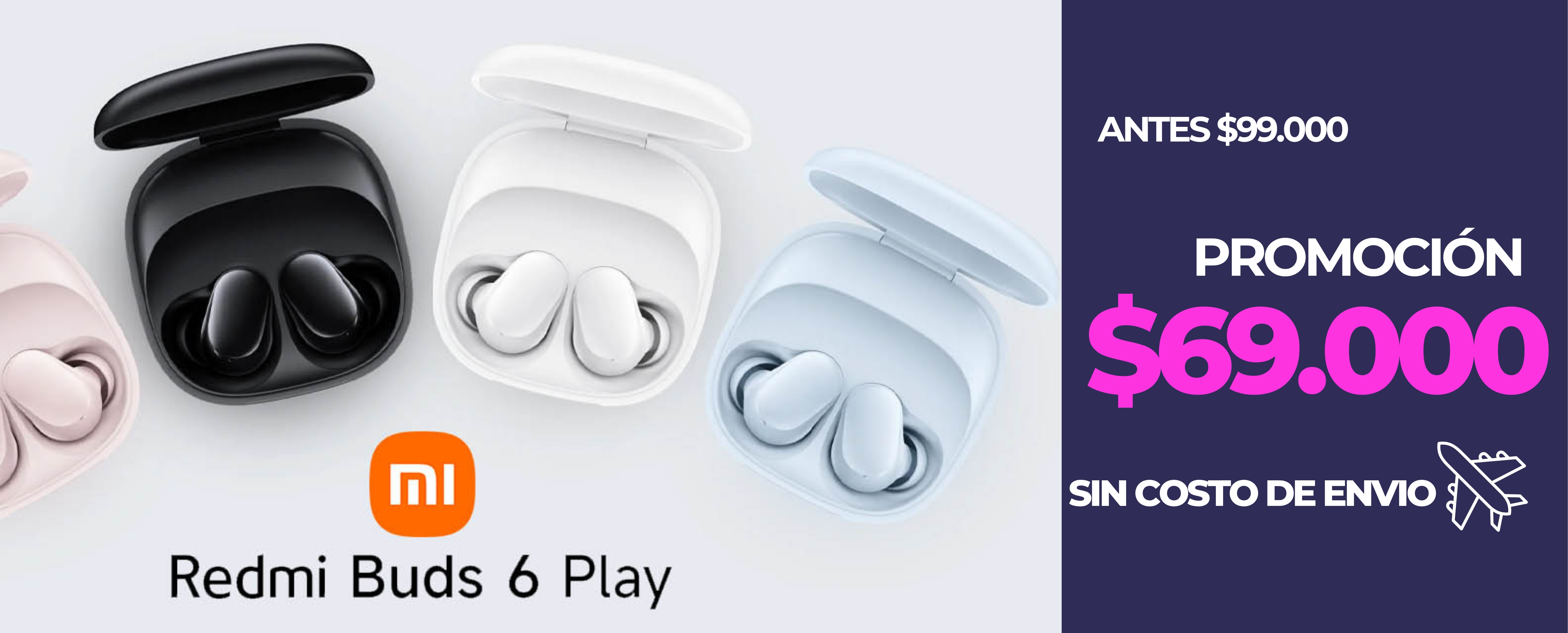 Banner REDMI BUDS 6 PLAY