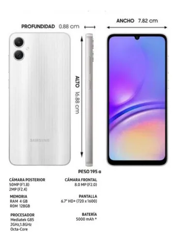 SAMSUNG A05 128GB - Imagen 5